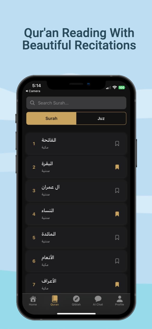 Quran Reader Feature